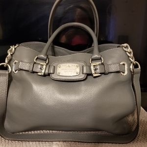 Michael Kors Gray Leathet Handbag-New